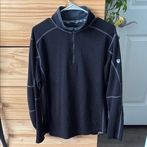 Black Kuhl Quarter-Zip Pullover